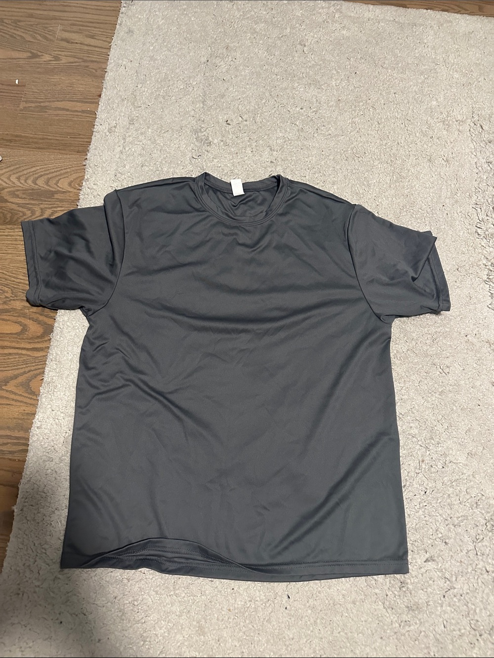 Men's Short Sleeve Crew Neck Performance Tee - Charcoal